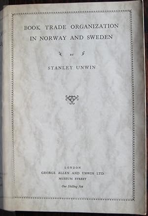 Seller image for Book Trade Organization in Norway and Sweden for sale by James Fergusson Books & Manuscripts