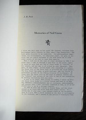 Bild des Verkufers fr Memories of Neil Gunn. [Offprint or extract from Studies in Scottish Literature, Vol. 14, 1979] zum Verkauf von James Fergusson Books & Manuscripts