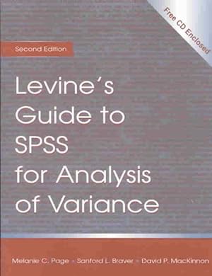 Image du vendeur pour Levine's Guide to Spss for Analysis of Variance mis en vente par GreatBookPricesUK
