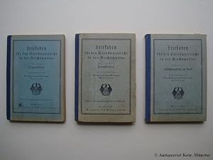 Seller image for Leitfaden fr den Dienstunterricht in der Reichsmarine. 3 Bnde. Teil 1: Organisation. Teil 2: Dienstbetrieb. Teil 3: Maschinendienst an Bord. Mischauflage: 3., erweiterte Aufl. (Tl.1)/ 2., erweiterte Aufl. (Tl.2)/ 1. Aufl. (Tl. 3). for sale by Antiquariat Hans-Jrgen Ketz