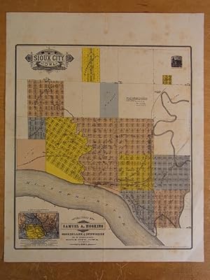 Map of Sioux City, Iowa, 1881