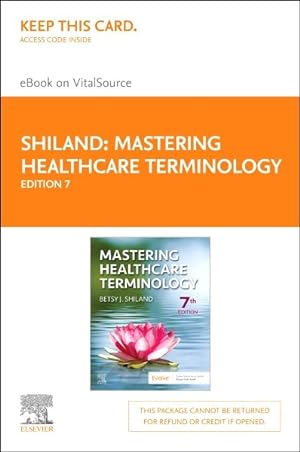 Seller image for Mastering Healthcare Terminology - Elsevier Ebook on Vitalsource Retail Access Card for sale by GreatBookPrices