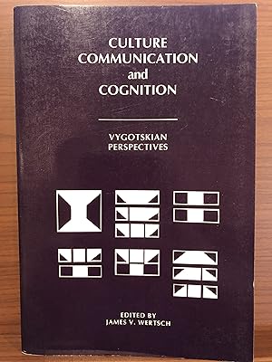 Seller image for Culture, Communication, and Cognition: Vygotskian Perspectives for sale by Rosario Beach Rare Books