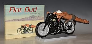 Flat Out! The Rollie Free SIGNED BY AUTHOR Also Include s Stunning Privately Commissioned statue ...