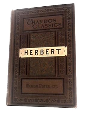 Bild des Verkufers fr The Works of George Herbert in Prose and Verse zum Verkauf von World of Rare Books