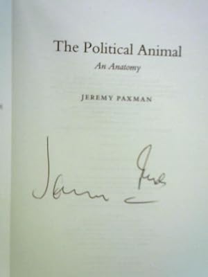 Imagen del vendedor de The Political Animal: An Anatomy a la venta por World of Rare Books