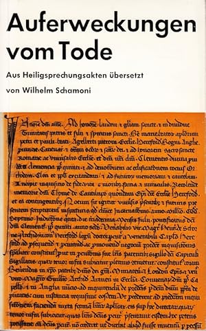 Imagen del vendedor de Auferweckungen vom Tode. Aus Heiligsprechungsakten bersetzt a la venta por Die Buchgeister