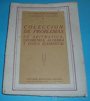 Imagen del vendedor de Coleccion de Problemas de Aritmetica, Geometria, Algebra, y Fisica Elemental a la venta por Libros Tobal