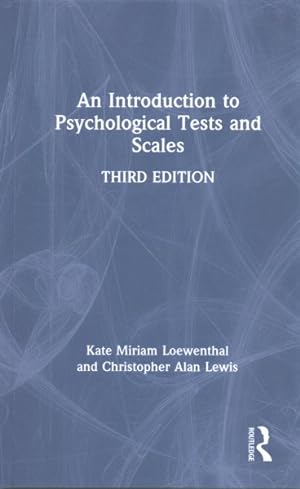 Seller image for Introduction to Psychological Tests and Scales for sale by GreatBookPrices