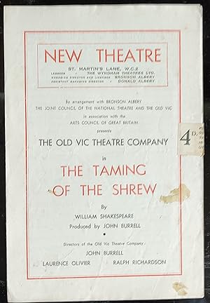 The Taming Of the Shrew (With Patricia Burke as katharina, Trevor Howard as Petrachio. Bernard Mi...