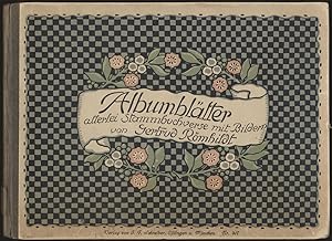 Seller image for Albumbltter! Allerlei Stammbuchverse mit Bildern von Gertrud Rmhildt. for sale by Antiquariat Lenzen