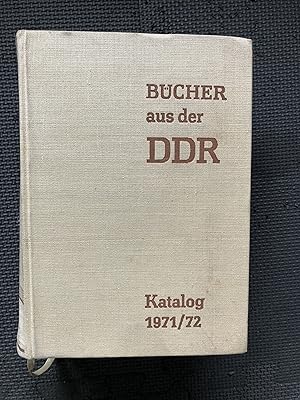 Bucher aus der DDR; Katalog 1971/72