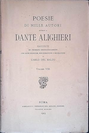 Poesie di mille autori intorno a Dante Alighieri. Volume VIII