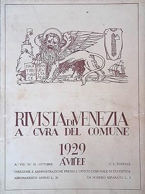 Rivista di Venezia. Anno VII n.10, ottobre 1929