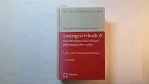 Seller image for Sozialgesetzbuch IX, Rehabilitation und Teilhabe behinderter Menschen : Lehr- und Praxiskommentar for sale by Gebrauchtbcherlogistik  H.J. Lauterbach