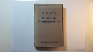 Bild des Verkufers fr Das deutsche Notariatskostenrecht : Verordnung ber die Kosten in Angelegenheiten der freiwilligen Gerichtsbarkeit p. p. (Reichskostenordng vom 25. Nov. 1935), soweit sie auf d. Notare Anwendg findet. zum Verkauf von Gebrauchtbcherlogistik  H.J. Lauterbach