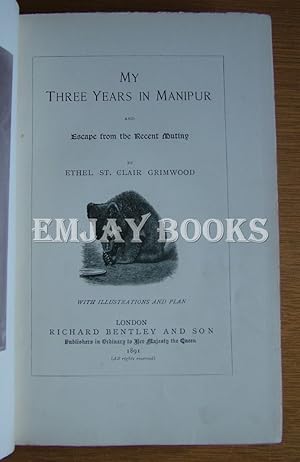 Seller image for My Three Years in Manipur and Escape from the recent Mutiny. for sale by EmJay Books