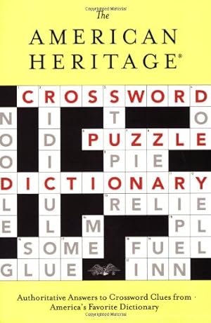 Seller image for The American Heritage Crossword Puzzle Dictionary for sale by Reliant Bookstore