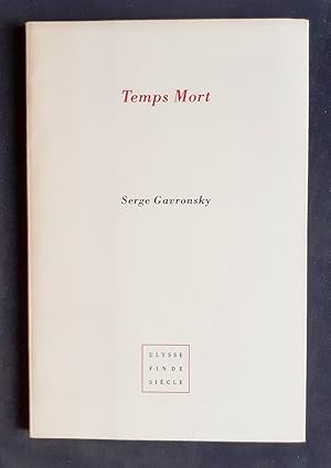 Seller image for Temps mort - for sale by Le Livre  Venir