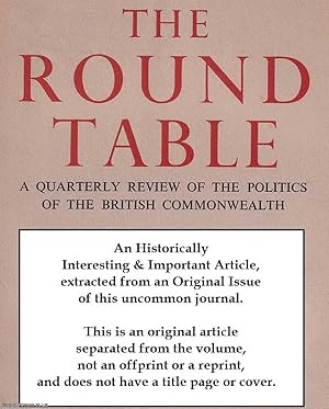 Seller image for 1935. India in Transition; The Earthquake; The Political Front; Congress and the States; Muslim Eddies; East African Echoes. An original article from The Round Table, 1935. for sale by Cosmo Books