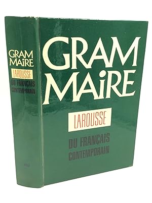 Seller image for GRAMMAIRE LAROUSSE du Francais Contemporain for sale by Kubik Fine Books Ltd., ABAA