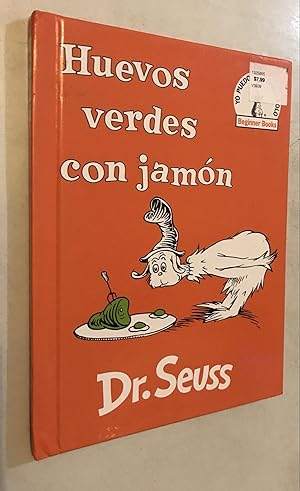 Bild des Verkufers fr Huevos verdes con jamn (Green Eggs and Ham Spanish Edition) (Beginner Books(R)) Library Binding ? March 26, 2019 zum Verkauf von Once Upon A Time