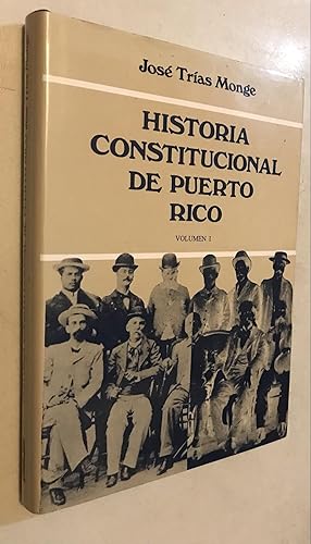 Imagen del vendedor de Historia Constitucional de Puerto Rico Volume 1 a la venta por Once Upon A Time