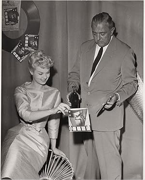 Imagen del vendedor de Mon Oncle (Original photograph of Jacques Tati and Mylene Demongeot at the premiere of the 1958 film) a la venta por Royal Books, Inc., ABAA