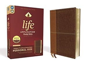 NIV, Life Application Study Bible, Third Edition, Personal Size, Leathersoft, Brown, Red Letter E...