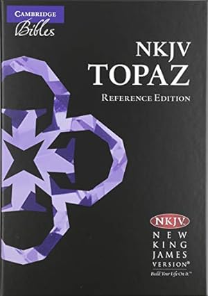 NKJV Topaz Reference Edition, Black Goatskin Leather, NK676:XRL