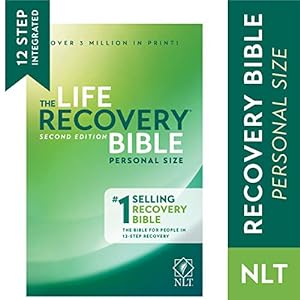 Tyndale NLT Life Recovery Bible (Personal Size, Softcover) 2nd Edition - Addiction Bible Tied to ...