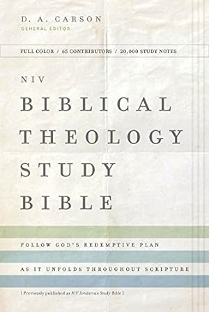 NIV, Biblical Theology Study Bible, Hardcover, Comfort Print: Follow God   s Redemptive Plan as I...