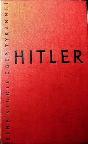 Seller image for Hitler. Eine Studie ber Tyrannei. for sale by Antiquariat Bookfarm