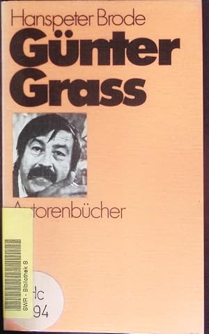 Bild des Verkufers fr Gnter Grass. zum Verkauf von Antiquariat Bookfarm