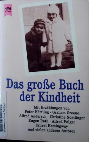 Seller image for Das grosse [groe] Buch der Kindheit. for sale by Antiquariat Bookfarm