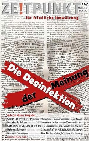 Bild des Verkufers fr Die Desinfektion der Meinung: Zeitpunkt, Ausgabe 167 zum Verkauf von buchversandmimpf2000