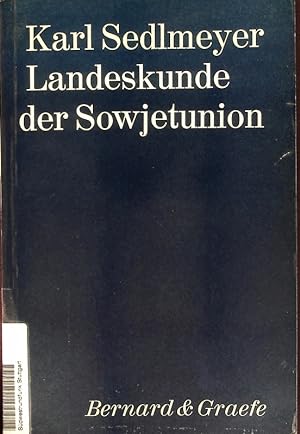 Bild des Verkufers fr Landeskunde der Sowjetunion. zum Verkauf von Antiquariat Bookfarm