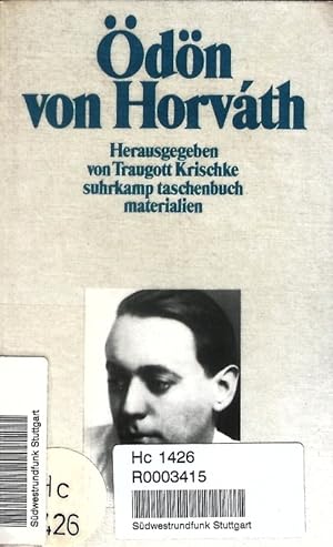 Bild des Verkufers fr dn von Horvath. zum Verkauf von Antiquariat Bookfarm