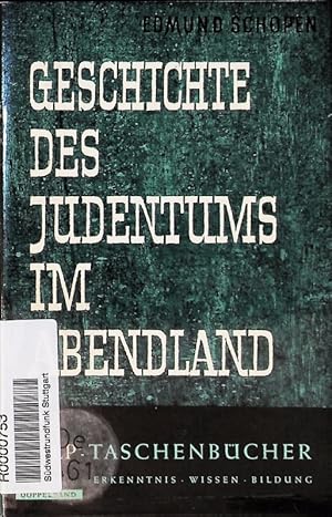 Imagen del vendedor de Geschichte des Judentums im Abendland. a la venta por Antiquariat Bookfarm