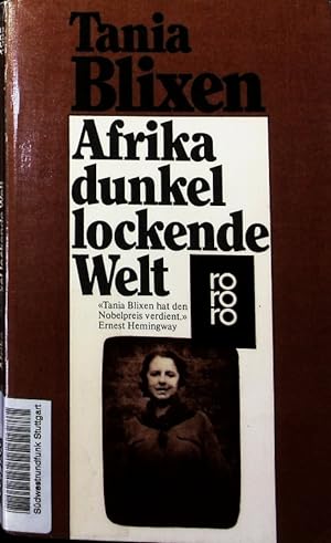 Bild des Verkufers fr Afrika, dunkel lockende Welt. zum Verkauf von Antiquariat Bookfarm