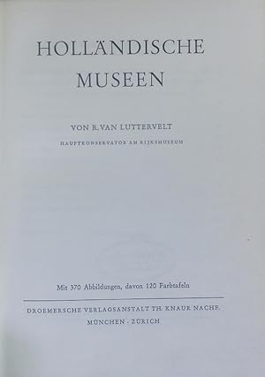 Bild des Verkufers fr Hollndische Museen. zum Verkauf von Antiquariat Bookfarm