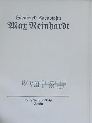 Bild des Verkufers fr Max Reinhardt. zum Verkauf von Antiquariat Bookfarm