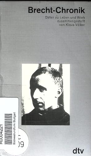 Seller image for Brecht-Chronik. Daten zu Leben und Werk. for sale by Antiquariat Bookfarm
