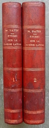 Etudes sur la poésie latine. I et II.