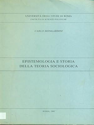 Bild des Verkufers fr Epistemologia della teoria sociologica zum Verkauf von Librodifaccia