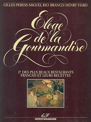 Seller image for Eloge de la Gourmandise for sale by Librodifaccia