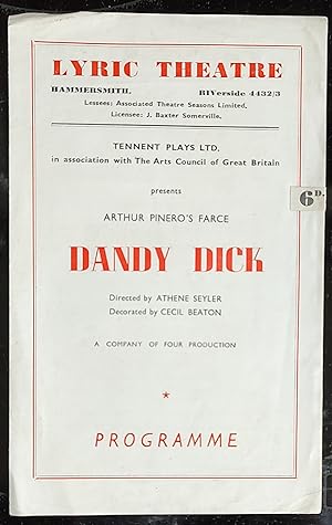 Bild des Verkufers fr Dandy Dick zum Verkauf von Shore Books