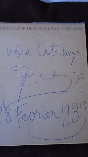 Seller image for Homenatge De Catalunya a Picasso. for sale by Reus, Paris, Londres