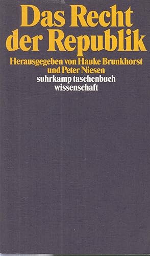 Seller image for Das Recht der Republik for sale by Leipziger Antiquariat