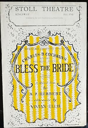 Bild des Verkufers fr Bless The Bride zum Verkauf von Shore Books